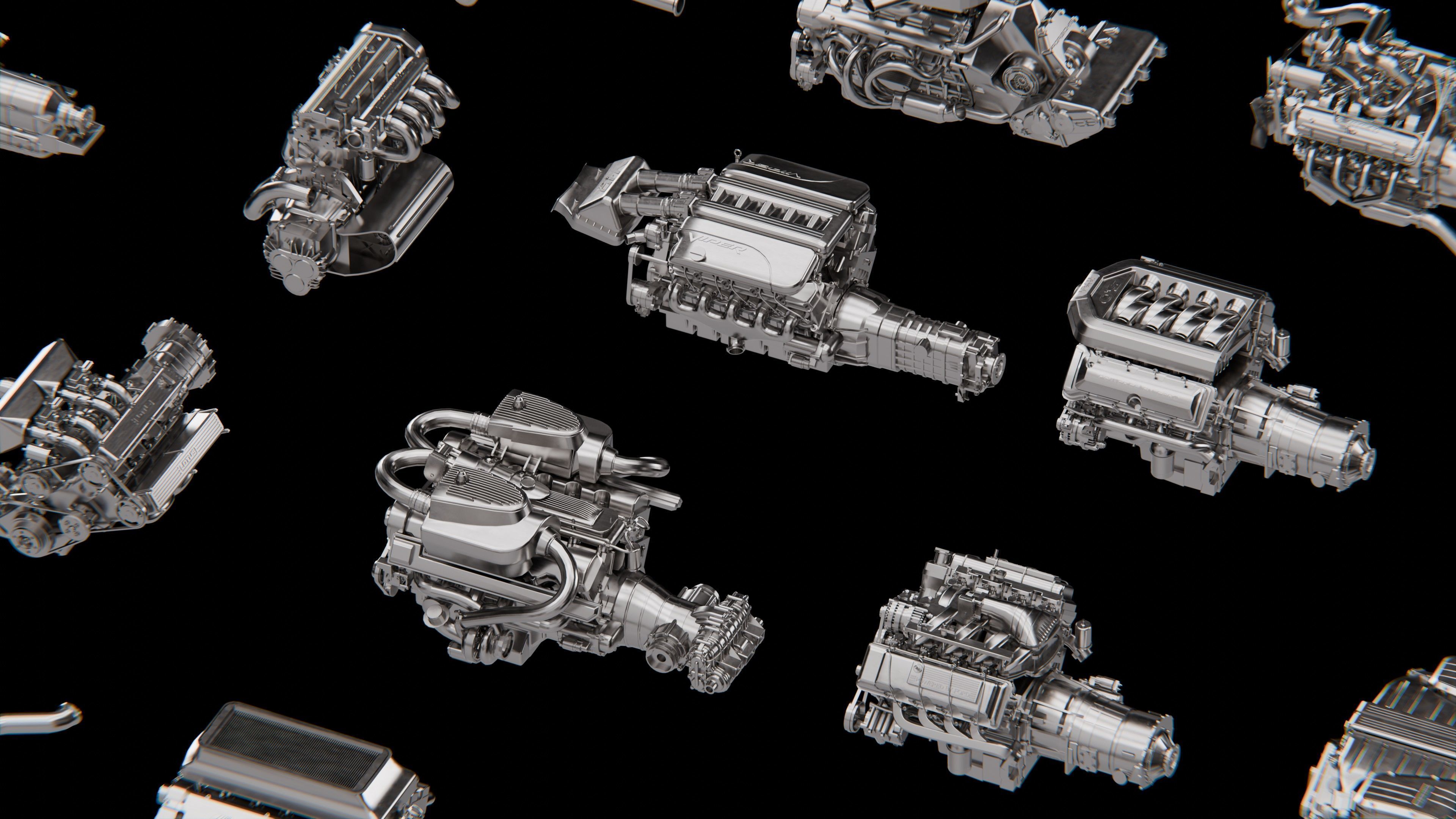 3D CAR ENGINE PACK  3D model_16