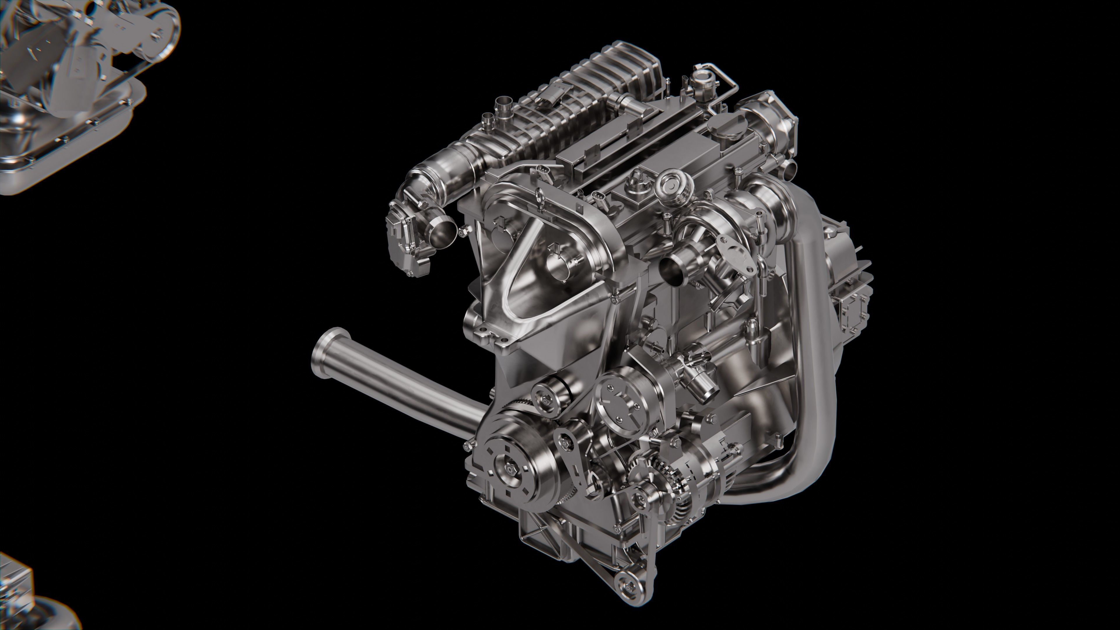 3D CAR ENGINE PACK  3D model_10