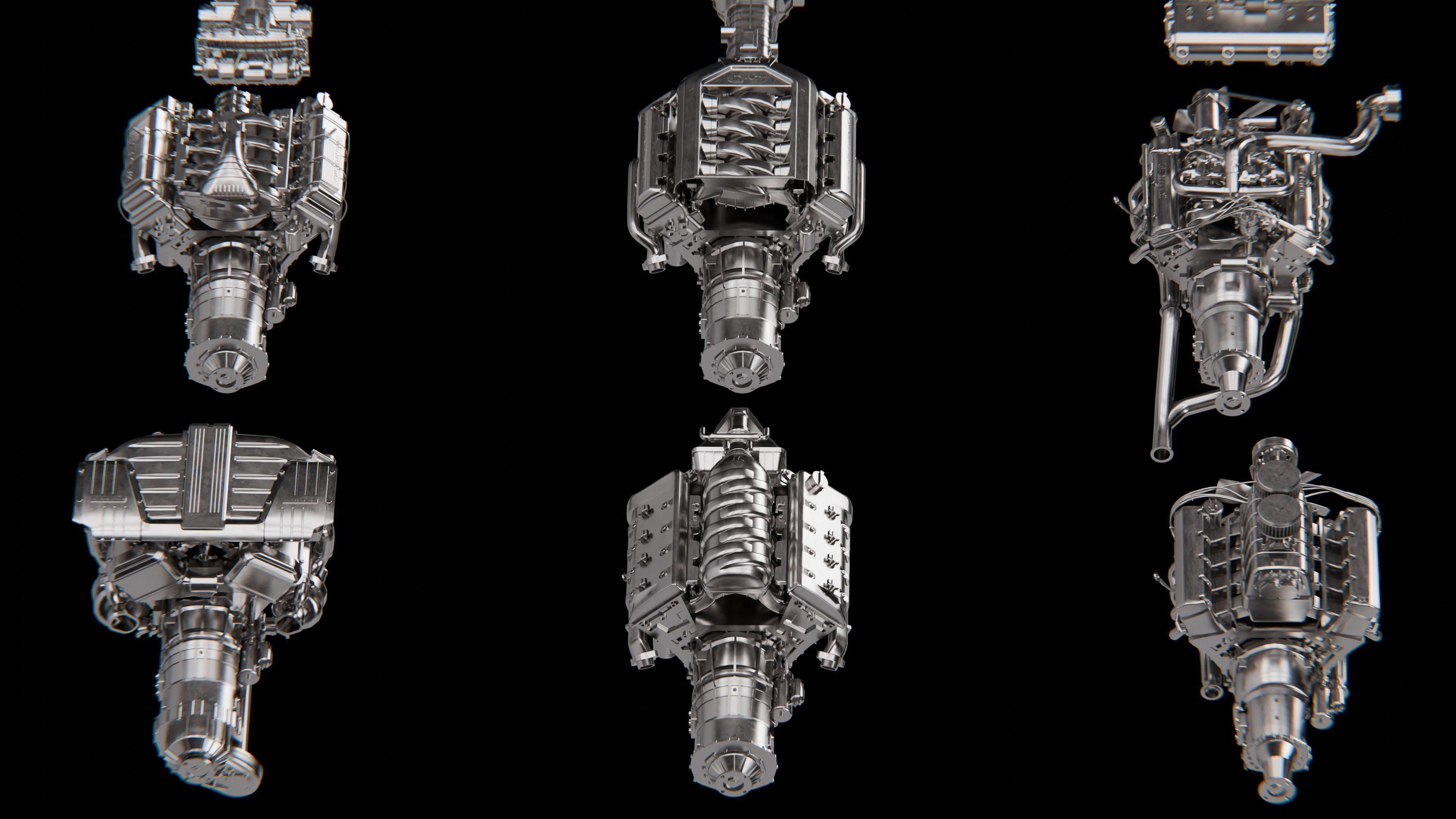 3D CAR ENGINE PACK  3D model_18