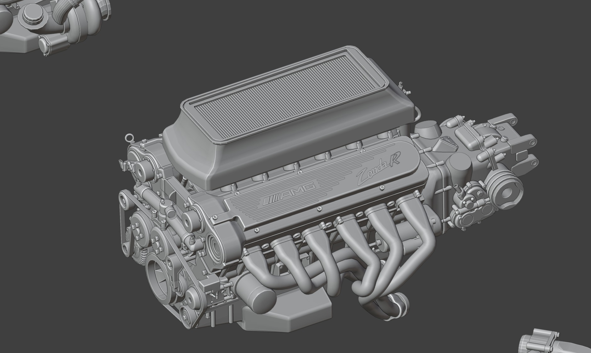 3D CAR ENGINE PACK  3D model_8