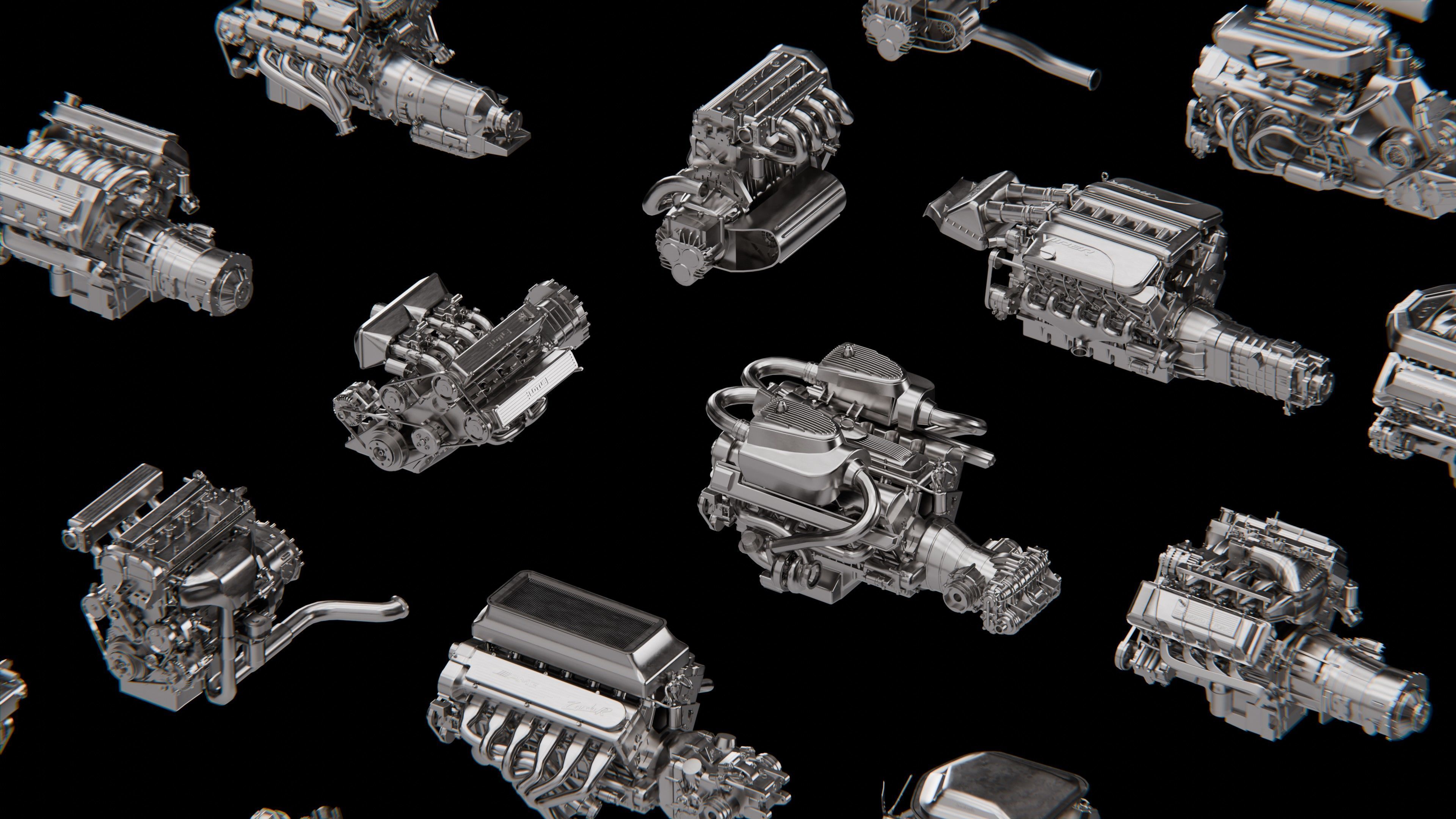 3D CAR ENGINE PACK  3D model_12