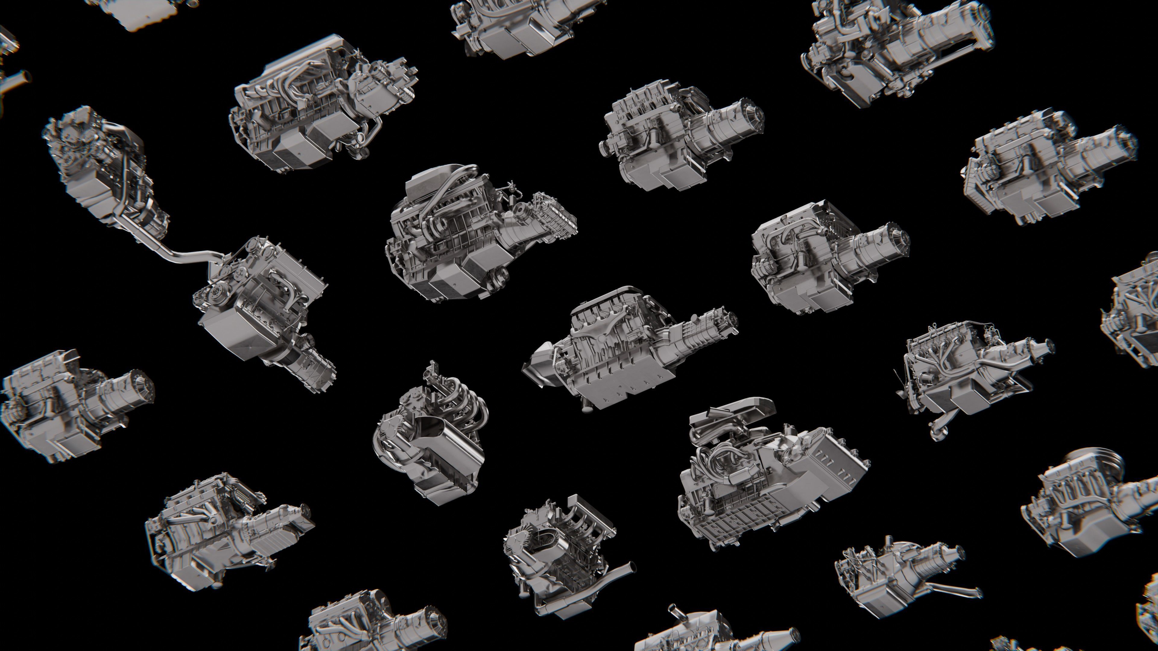 3D CAR ENGINE PACK  3D model_13