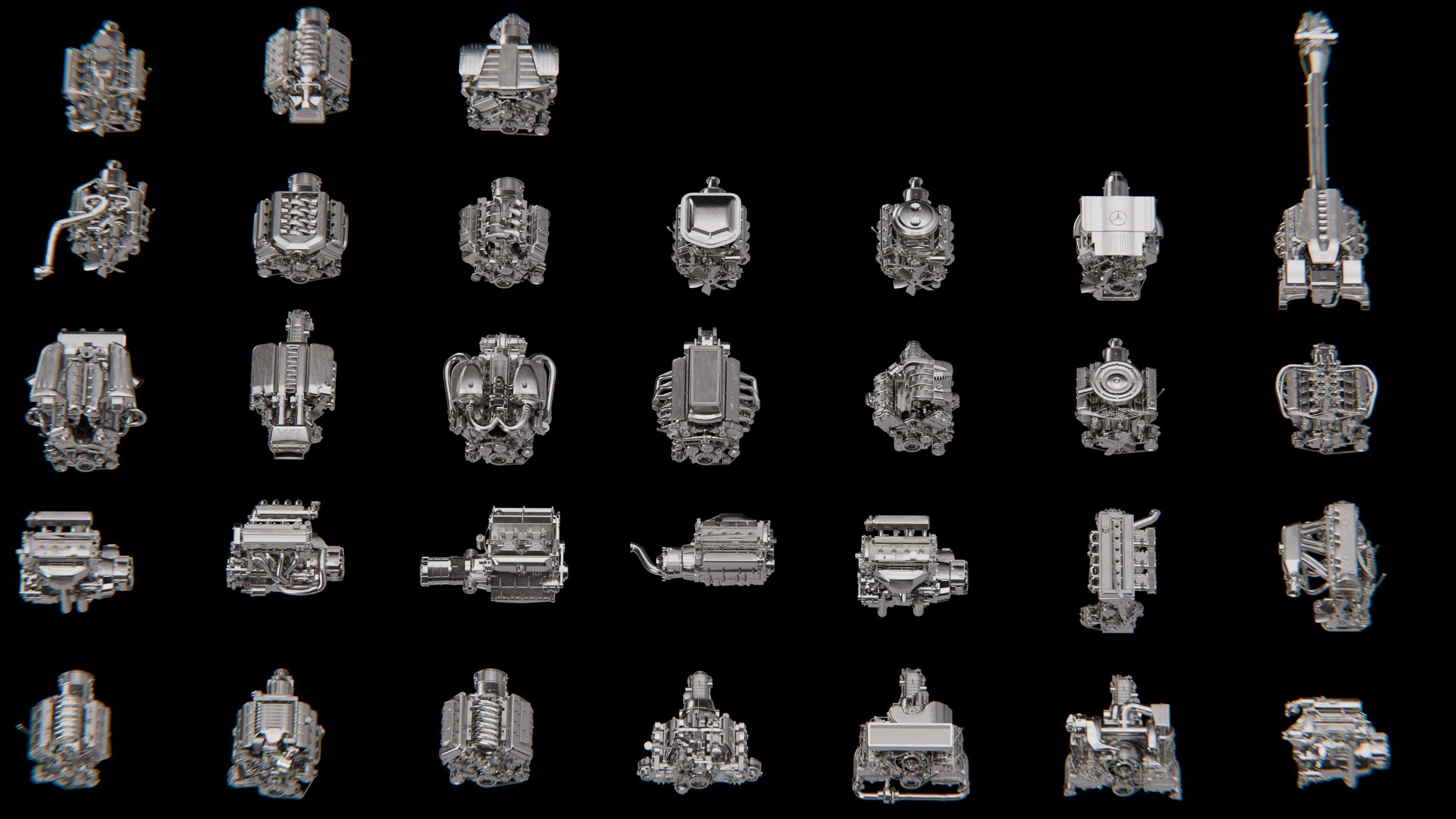 3D CAR ENGINE PACK  3D model_11