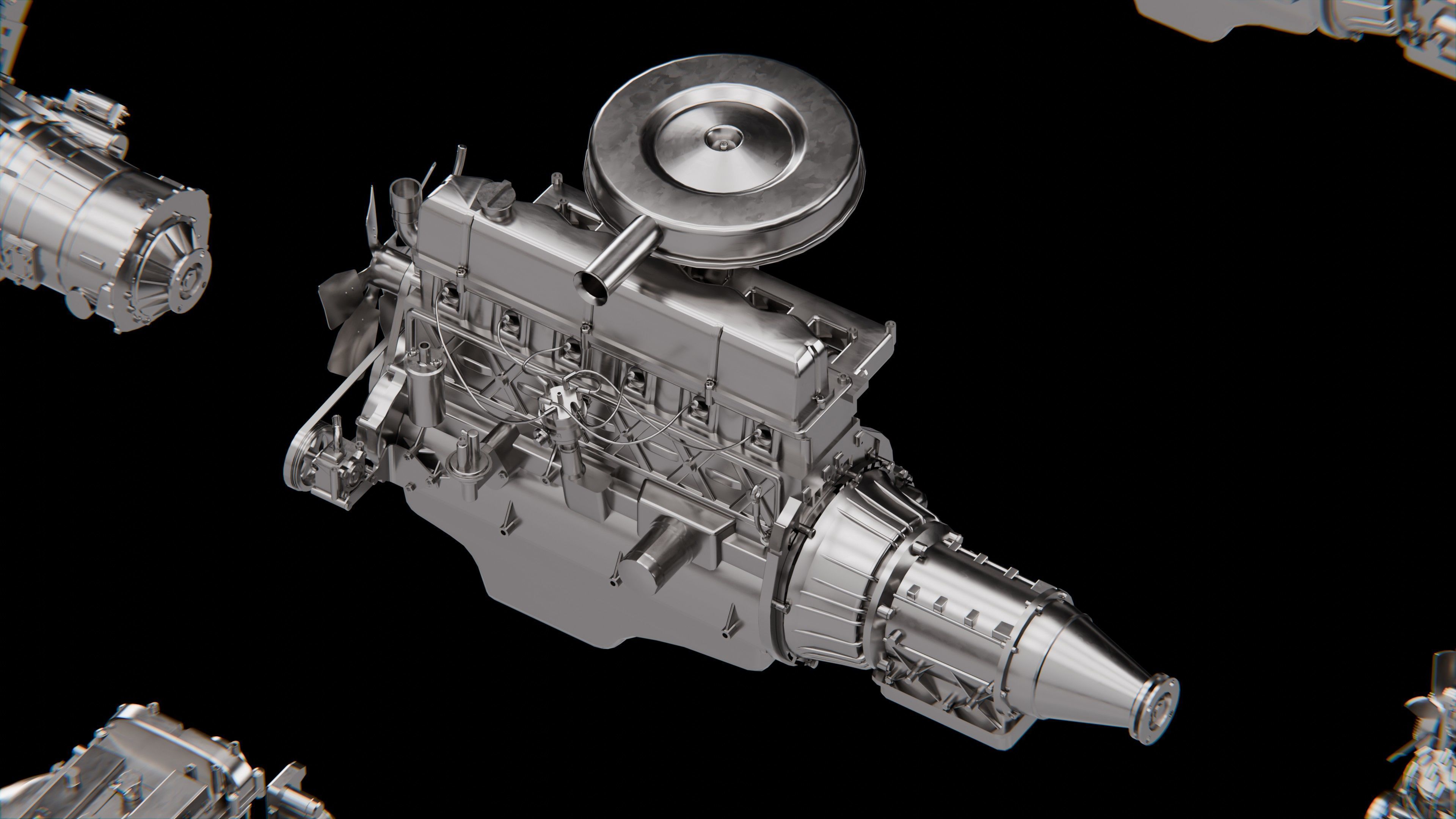 3D CAR ENGINE PACK  3D model_19