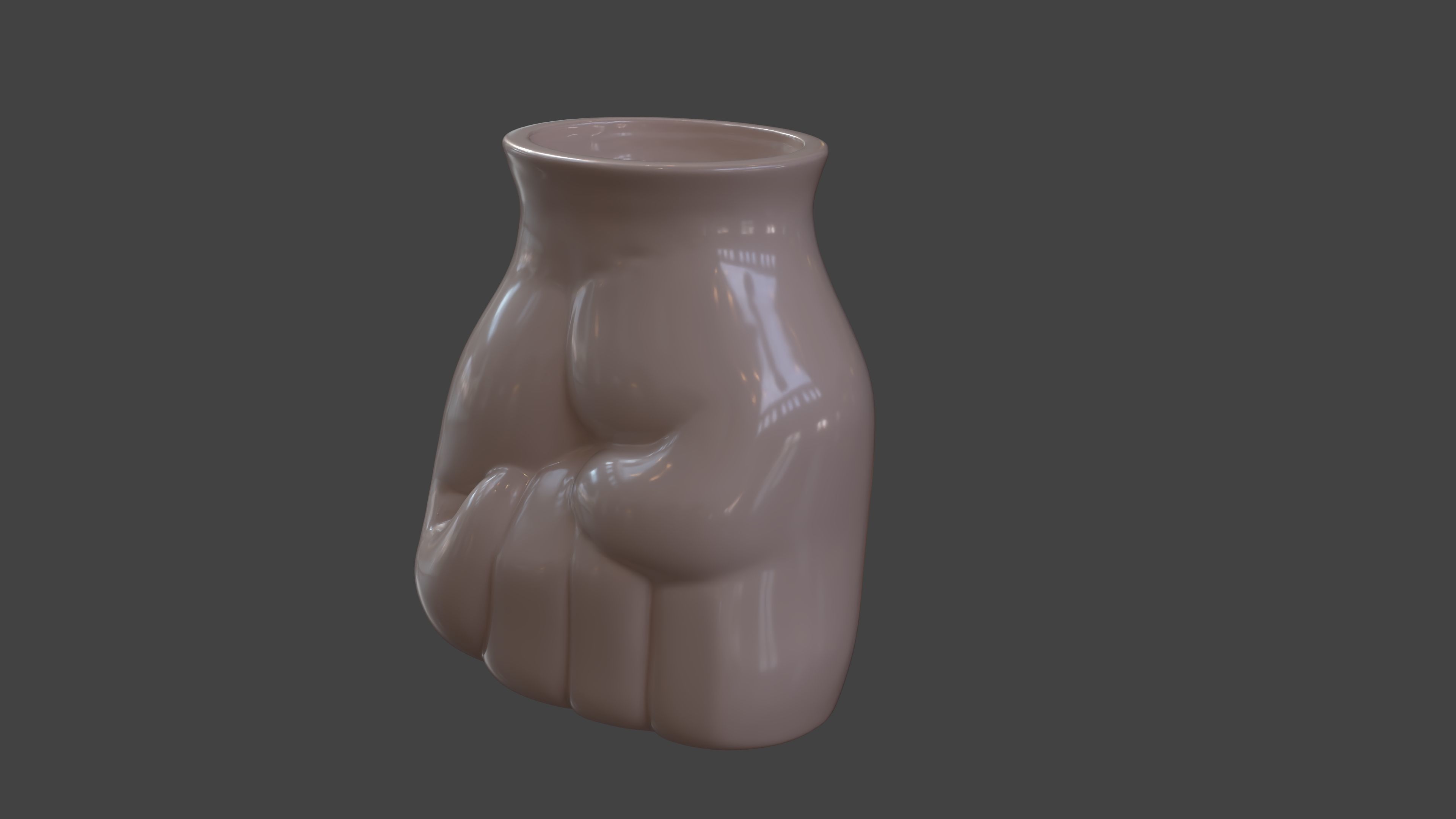 Fist decoration 3D model_1