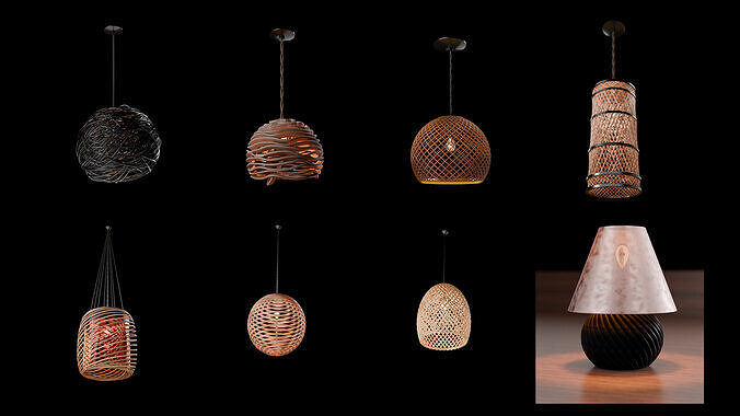 lamp basket  3D model