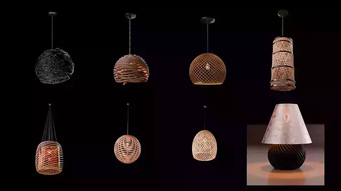 lamp basket  3D model