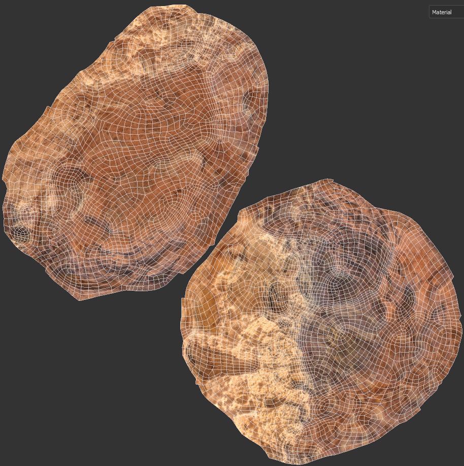 Desert Rock Low-poly 3D model_22