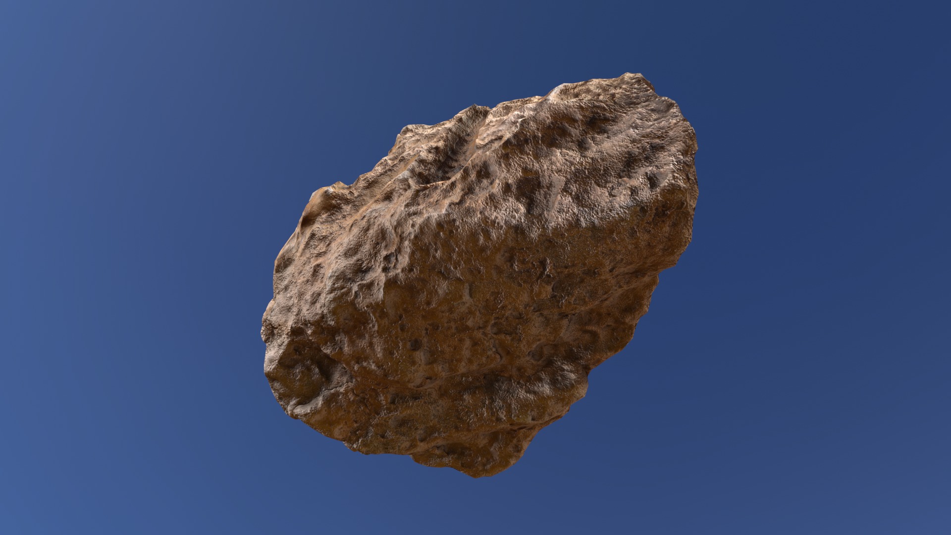 Desert Rock Low-poly 3D model_17
