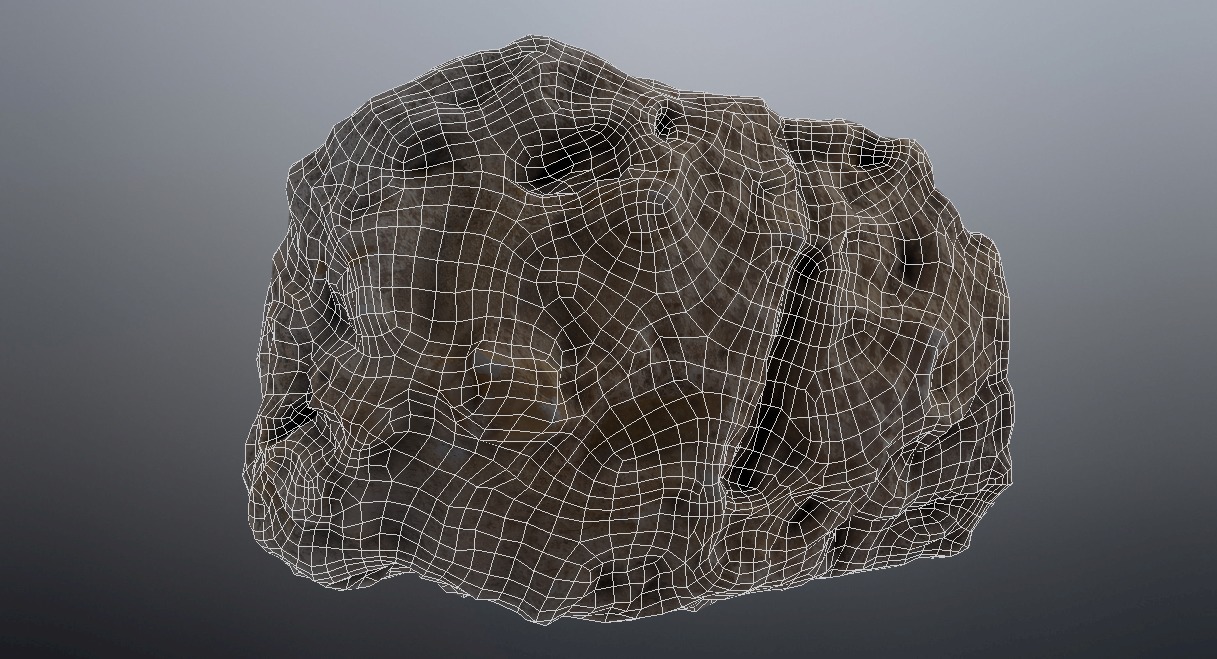 Desert Rock Low-poly 3D model_19