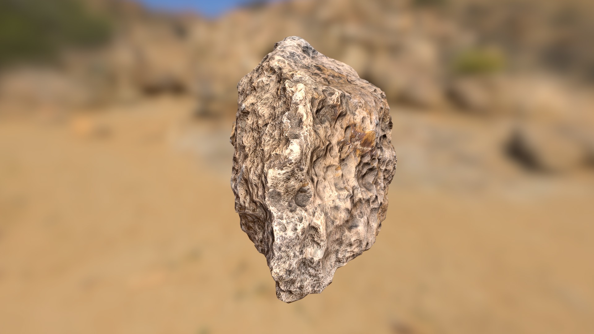 Desert Rock Low-poly 3D model_8