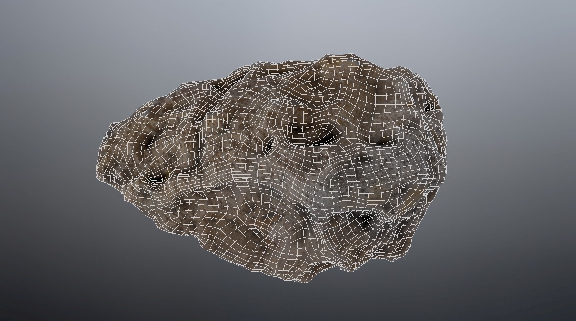 Desert Rock Low-poly 3D model_21