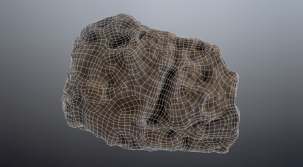 Desert Rock Low-poly 3D model_20