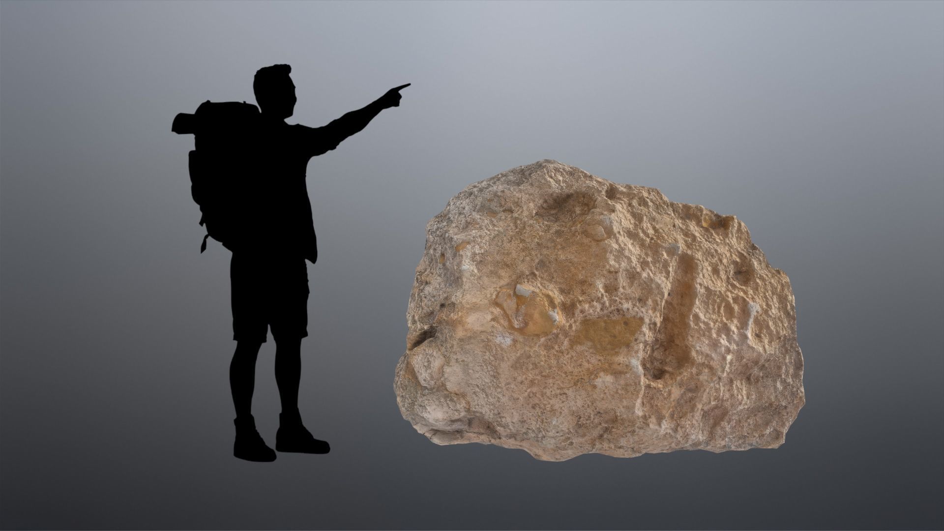 Desert Rock Low-poly 3D model_15