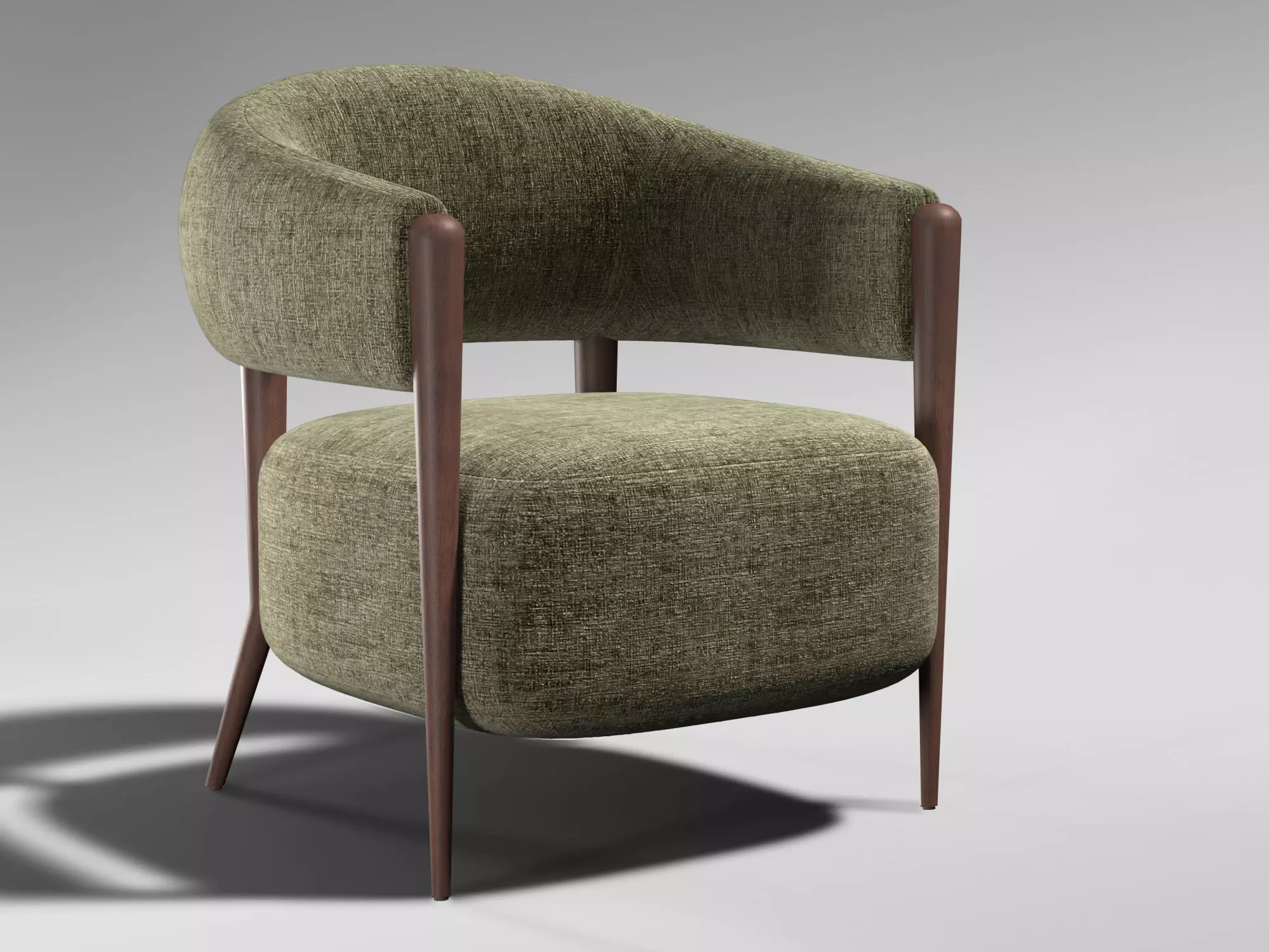Santi Accent Chair - CrateAndBarrel 3D model