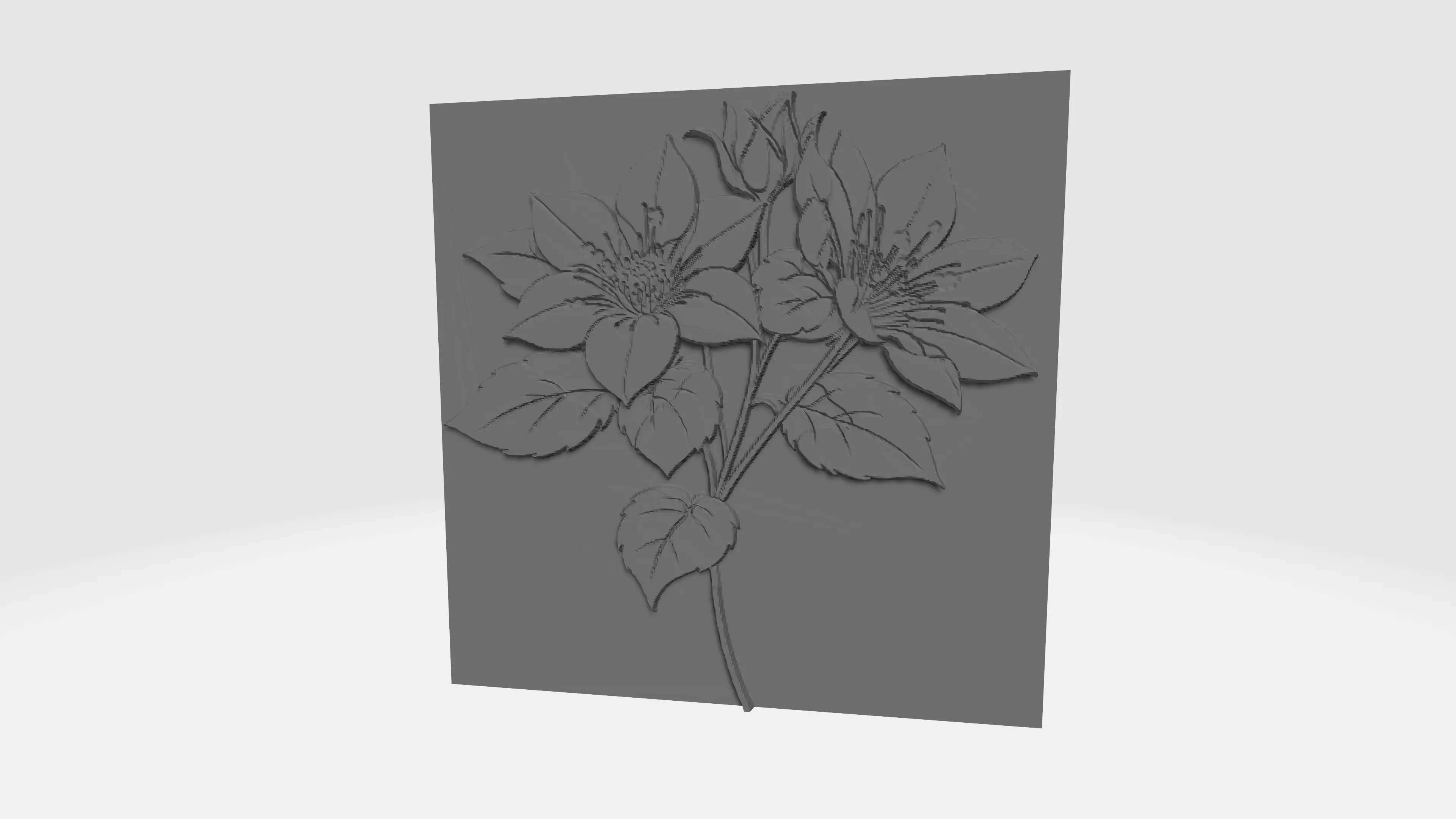 3D Flowers Free 3D print model