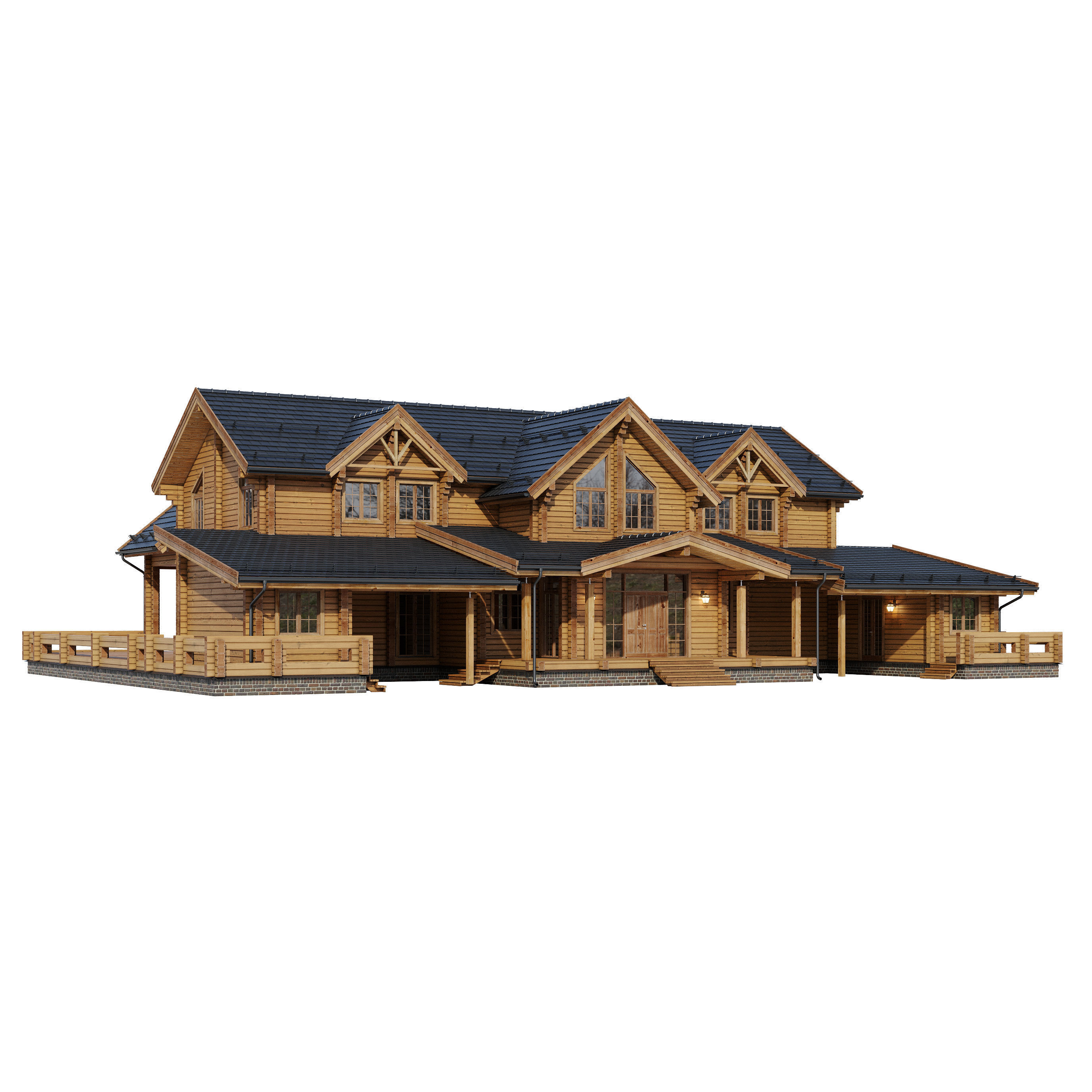 Modern house V103 3D model_14