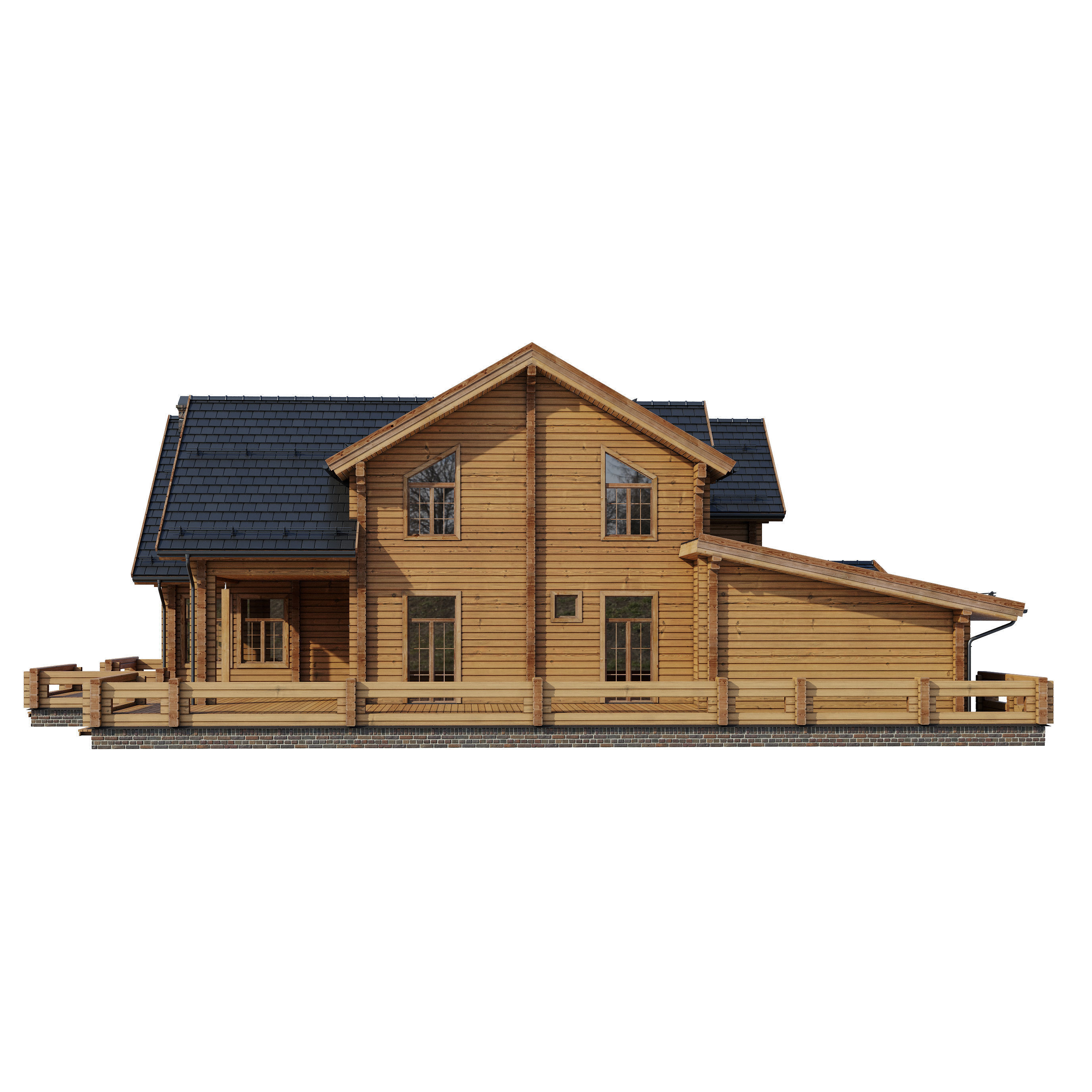 Modern house V103 3D model_15
