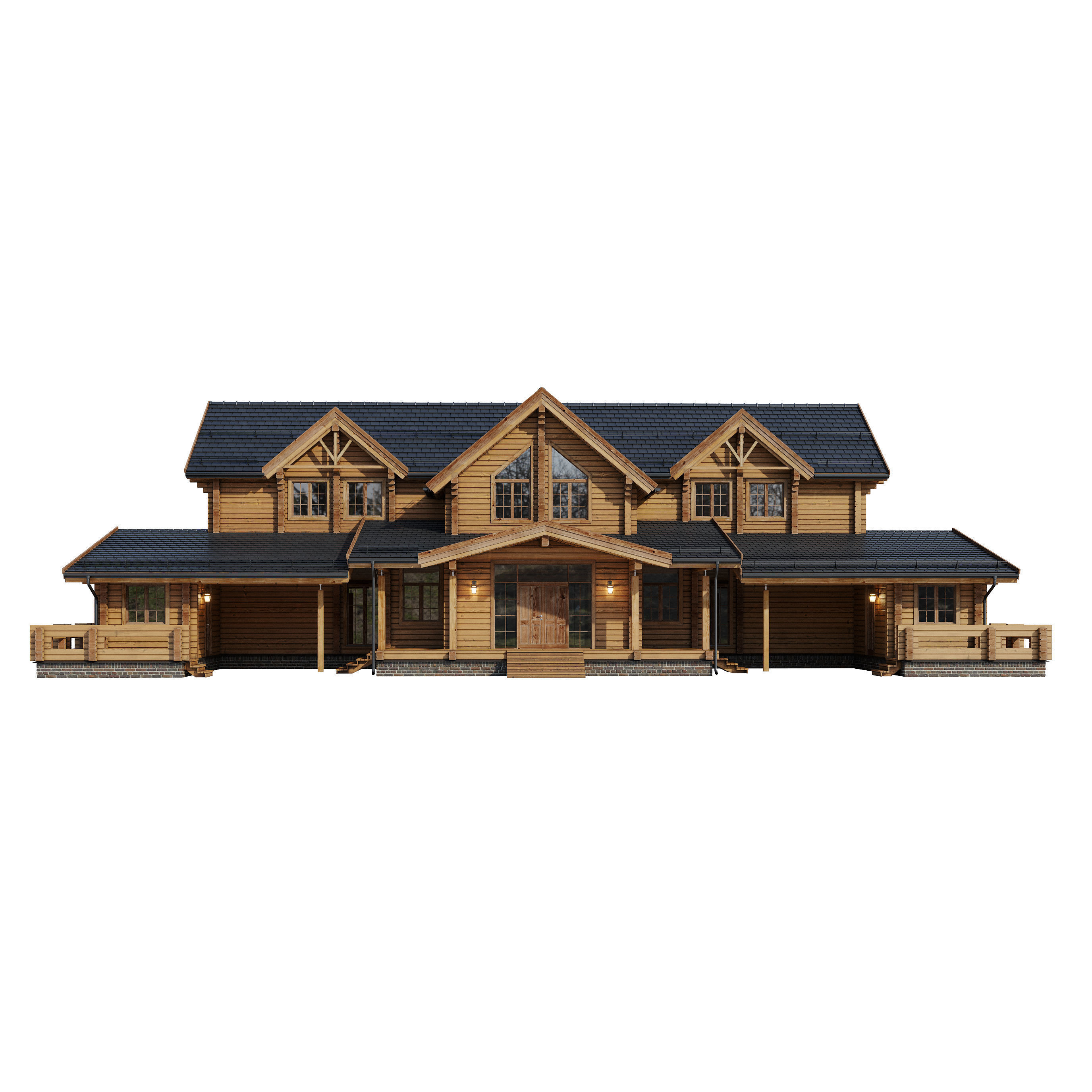 Modern house V103 3D model_26