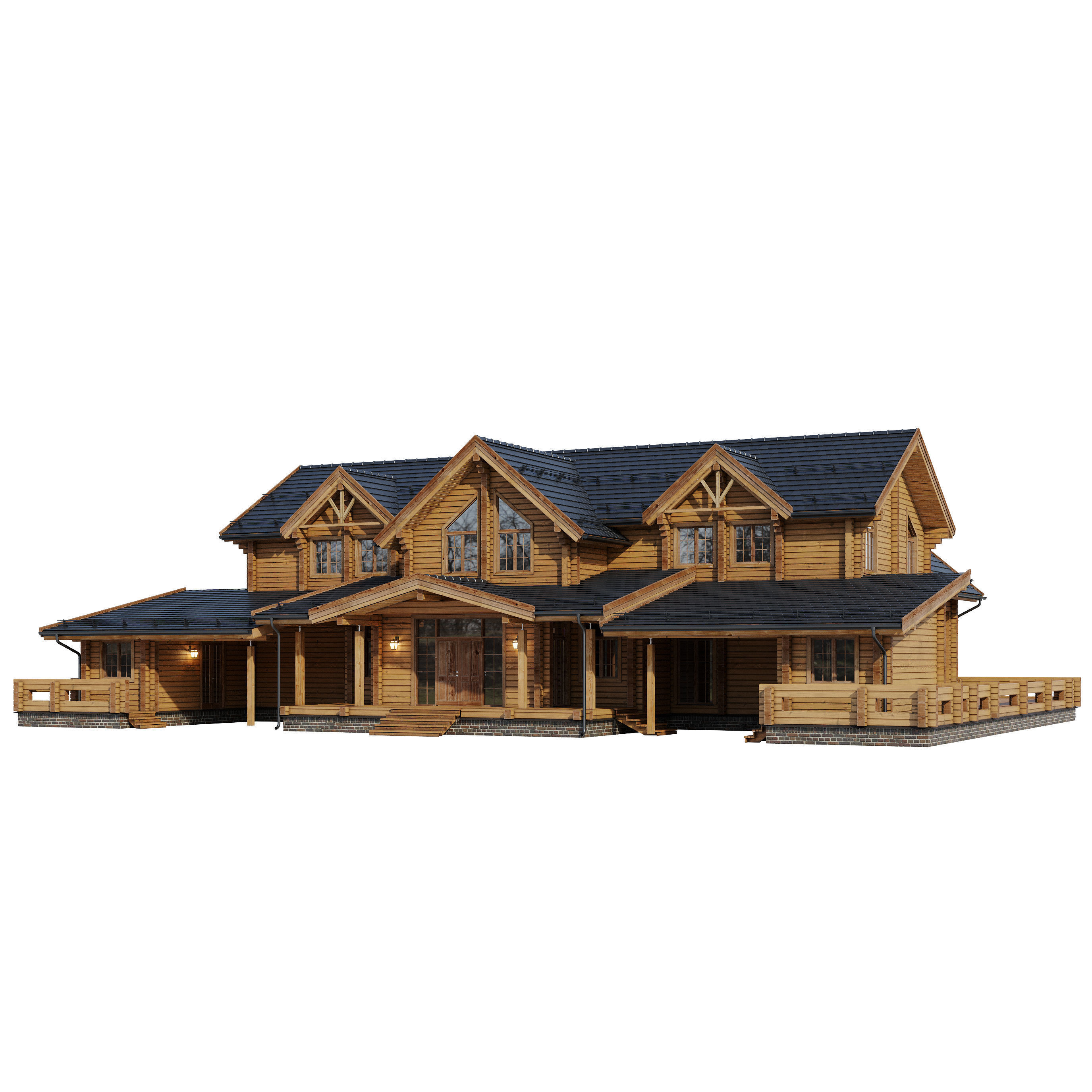 Modern house V103 3D model_21