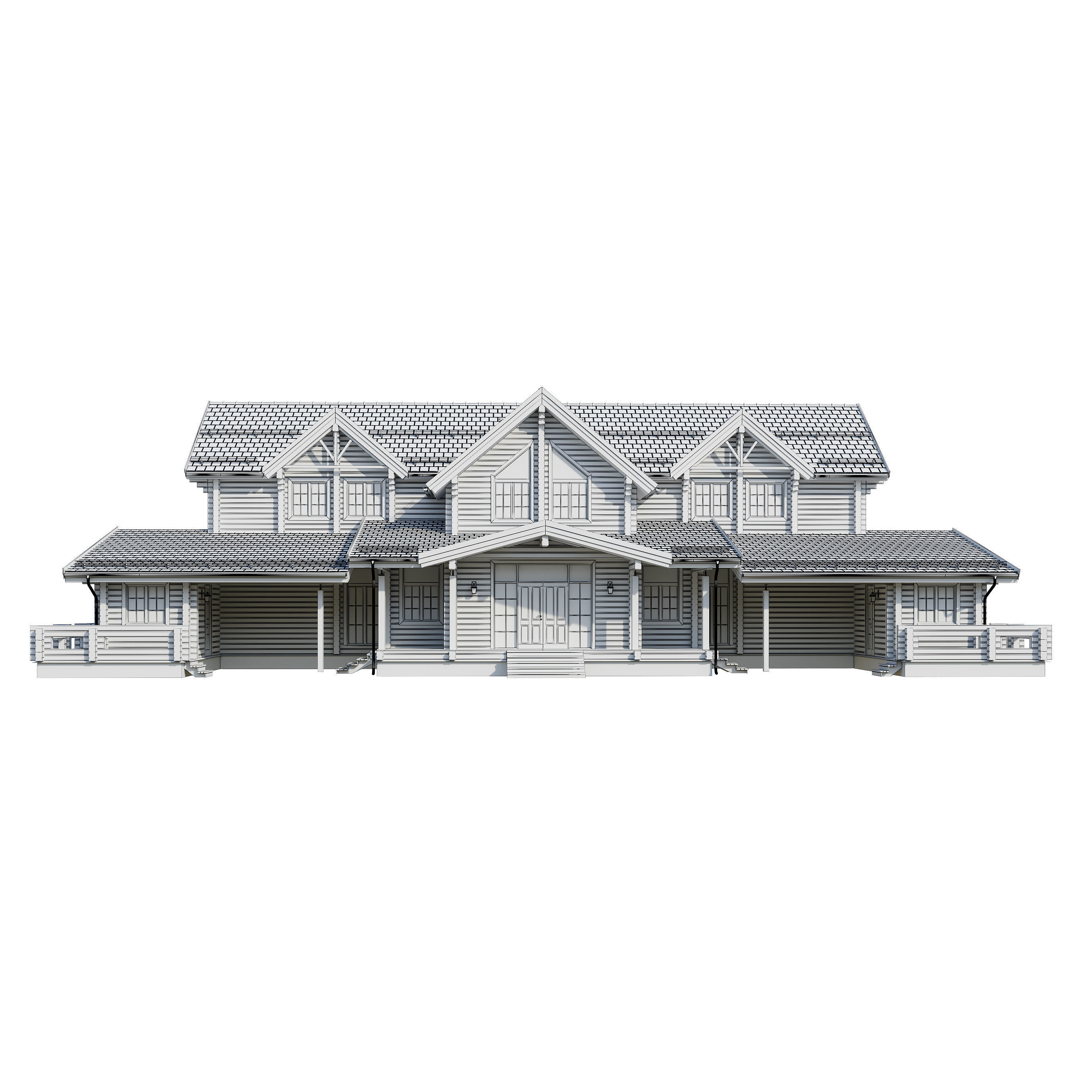 Modern house V103 3D model_19
