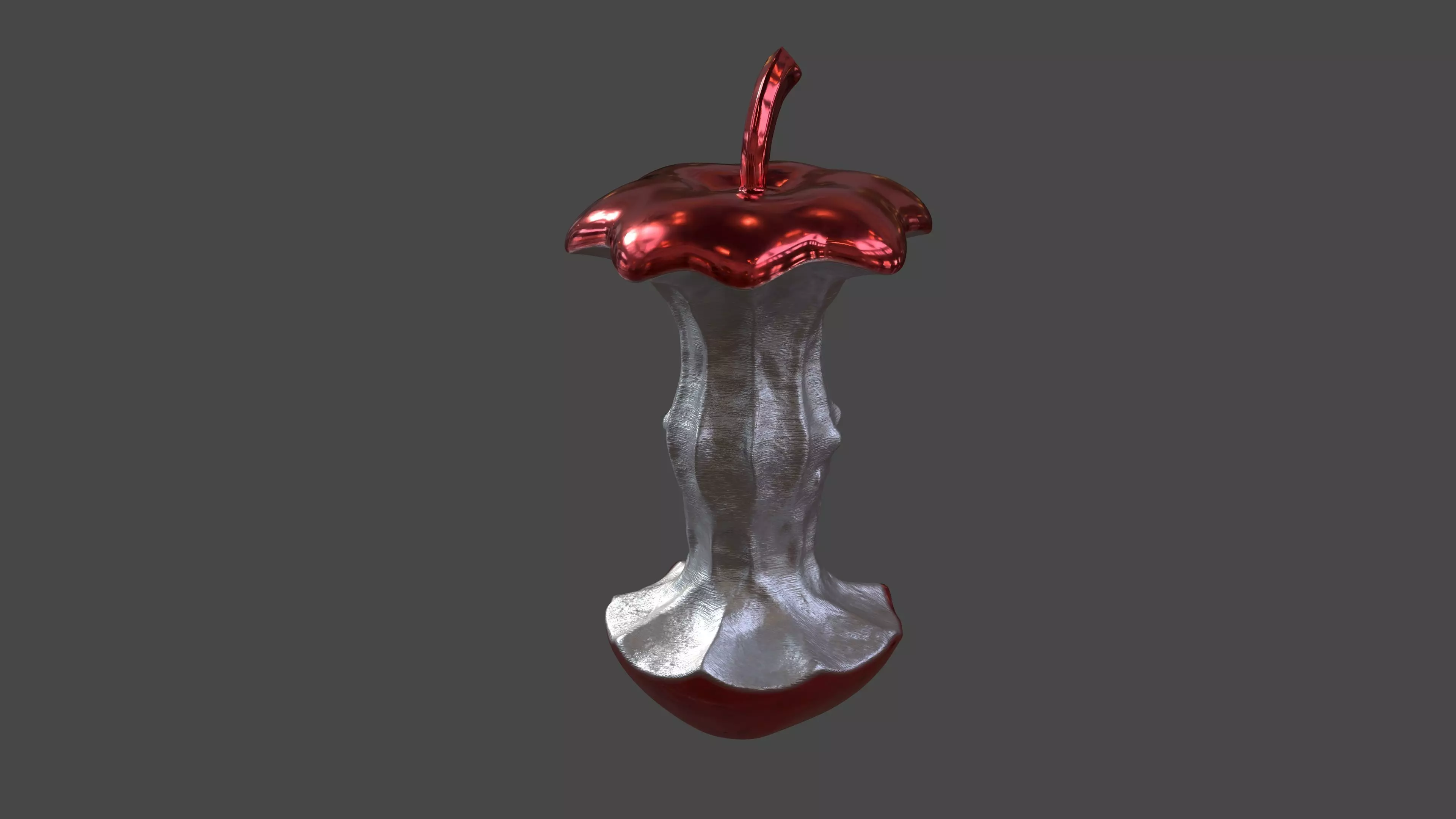 Sweet Apple Modern Sculpture 3D model