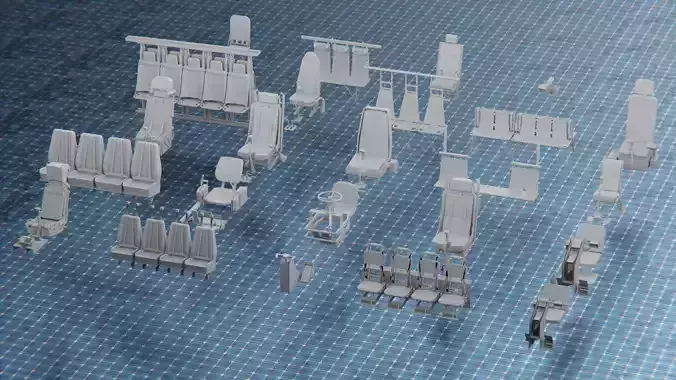Seat  Chair  Pack Kitbash
