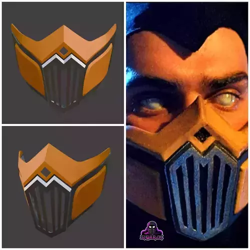 Scorpion mask from MK2 Annihilation movie 3D print model