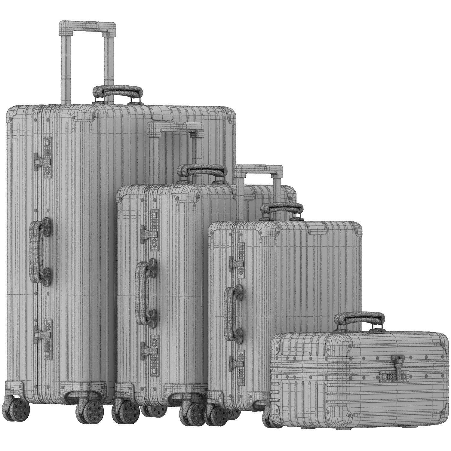 rimowa classic collection 3D model_5