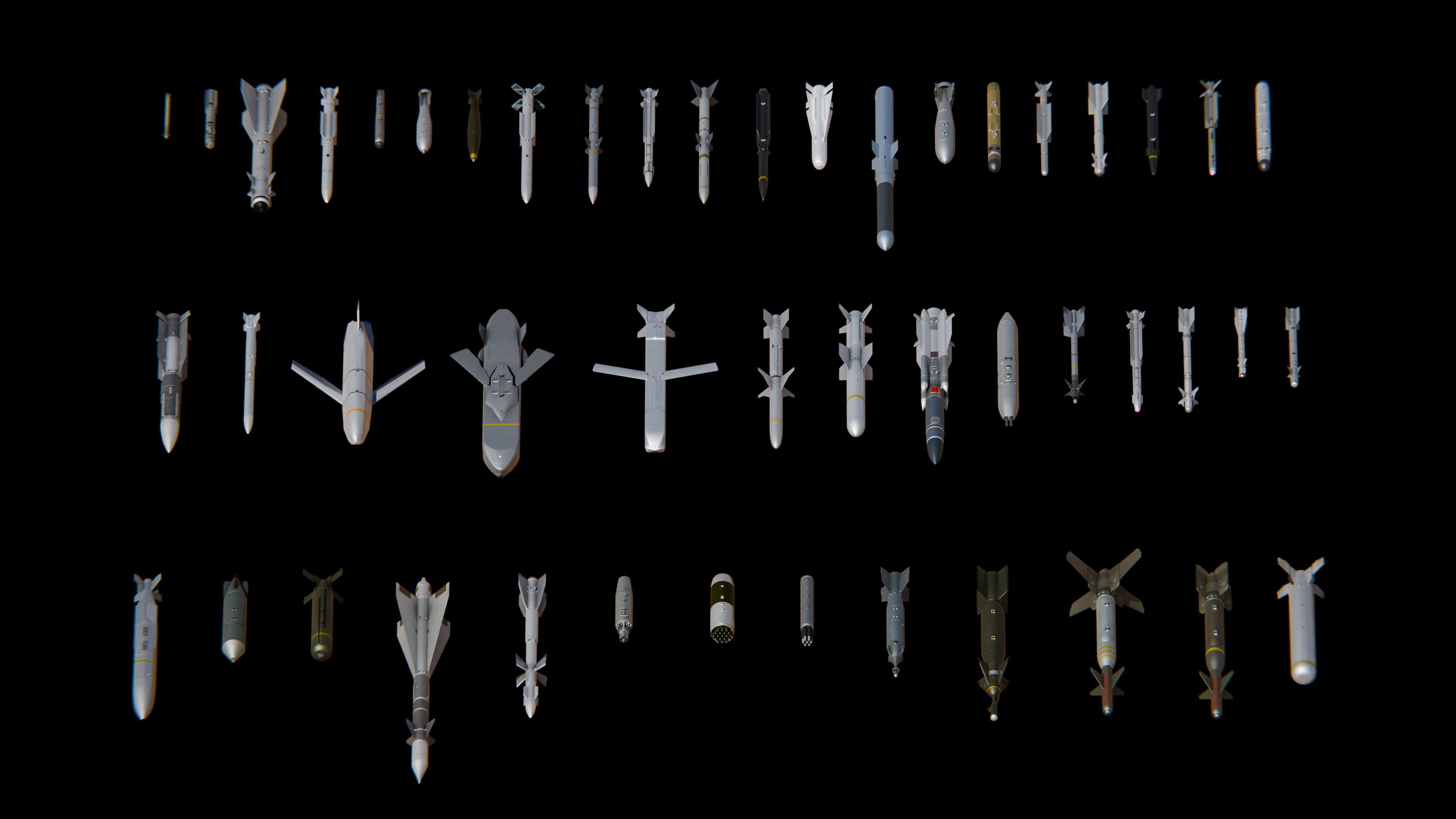 1250 WAR ARMY VEHICLE KITBASH PACK Low-poly 3D model_11