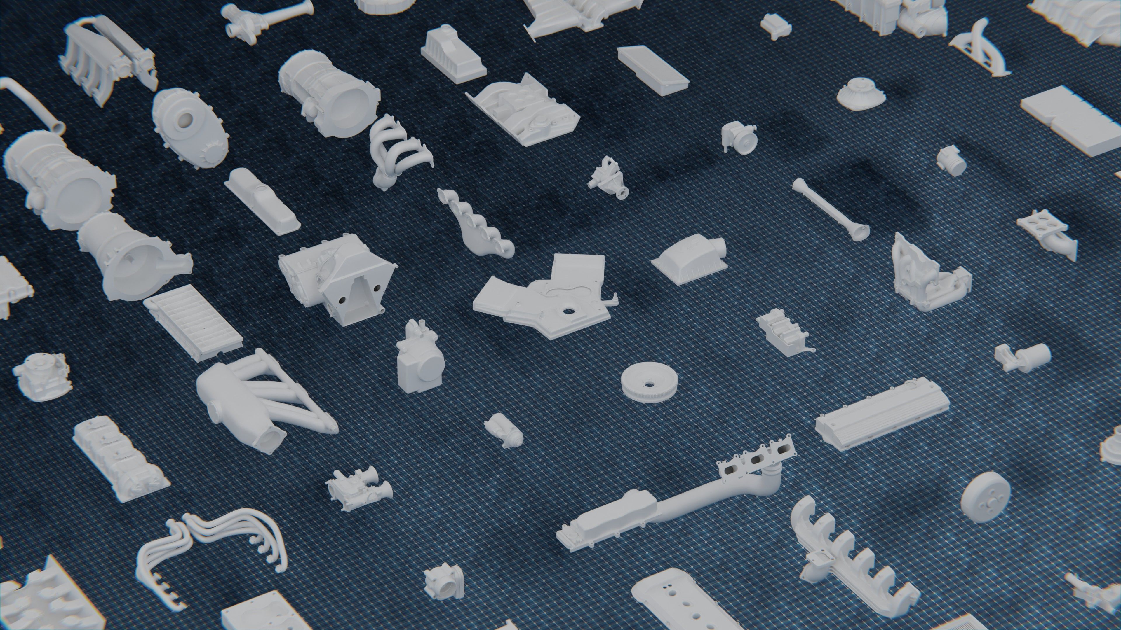 1250 WAR ARMY VEHICLE KITBASH PACK Low-poly 3D model_17