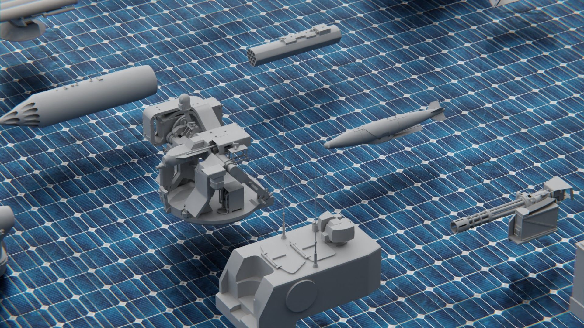 1250 WAR ARMY VEHICLE KITBASH PACK Low-poly 3D model_22