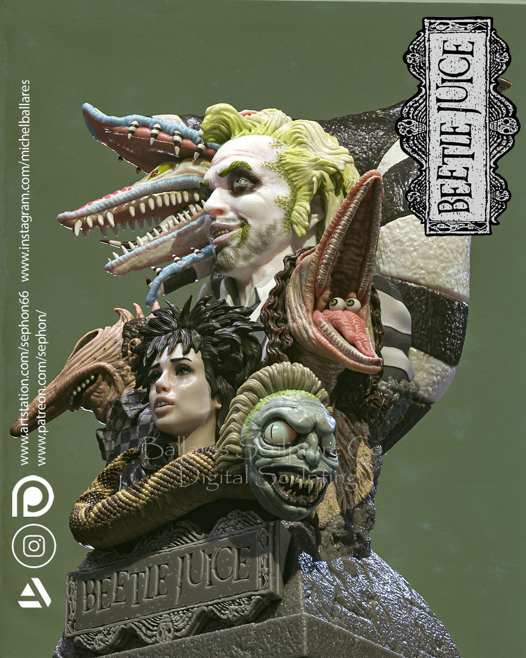 BEETLEJUICE BY CREATIVE GEEK MB 3D print model_2