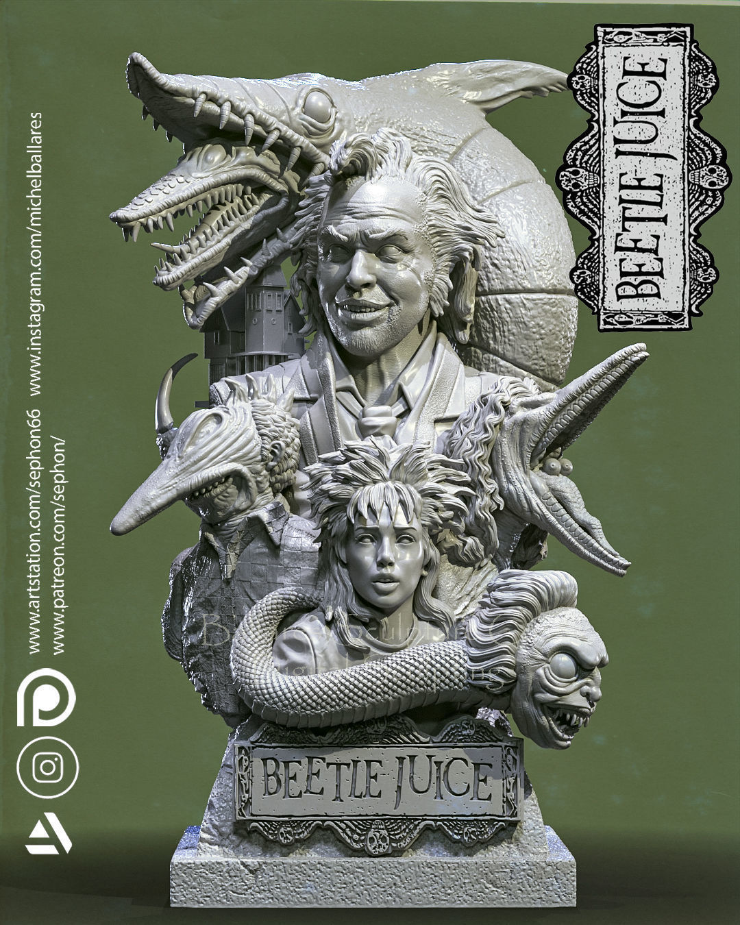 BEETLEJUICE BY CREATIVE GEEK MB 3D print model_3