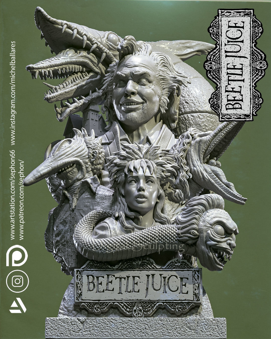 BEETLEJUICE BY CREATIVE GEEK MB 3D print model_4