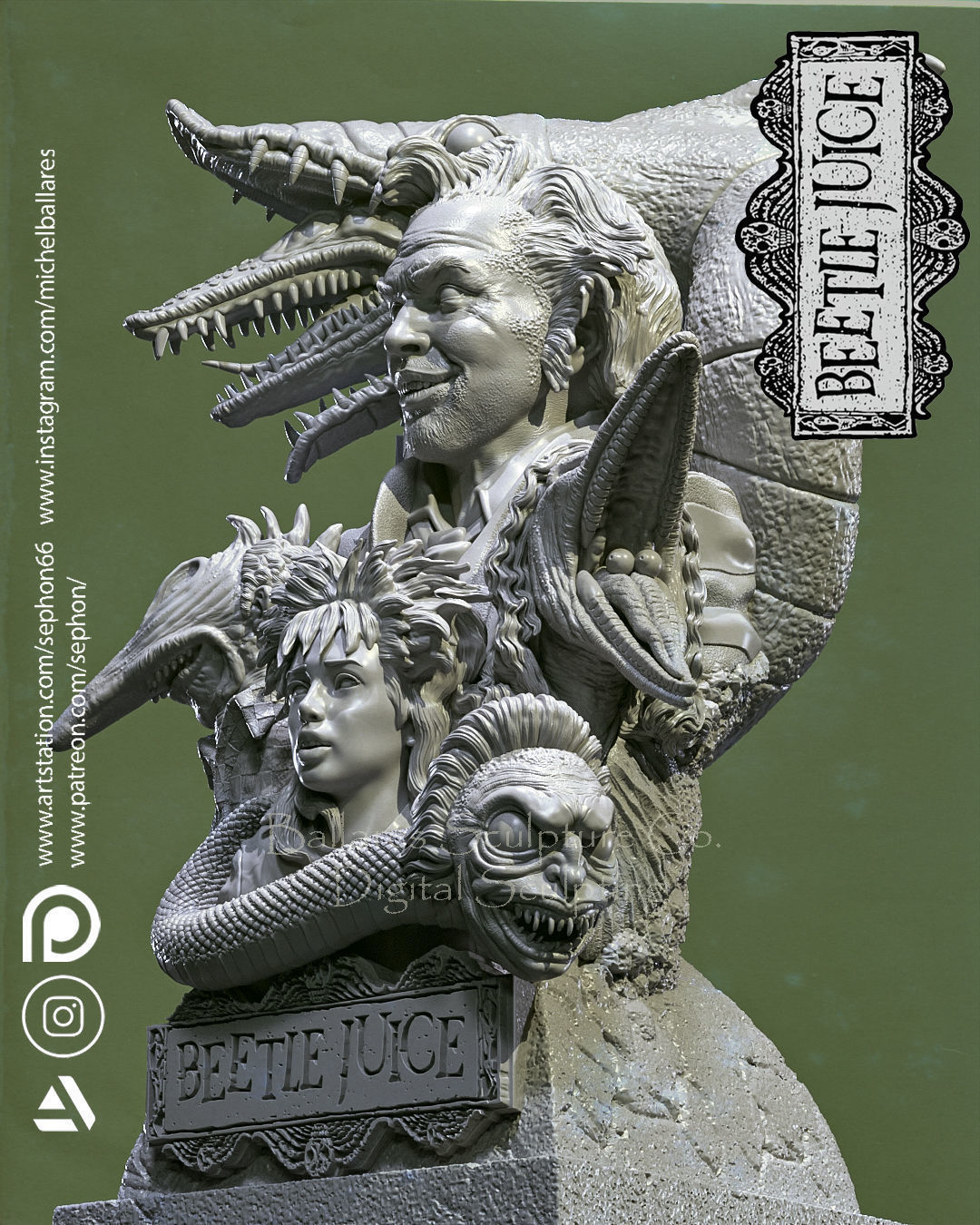 BEETLEJUICE BY CREATIVE GEEK MB 3D print model_5