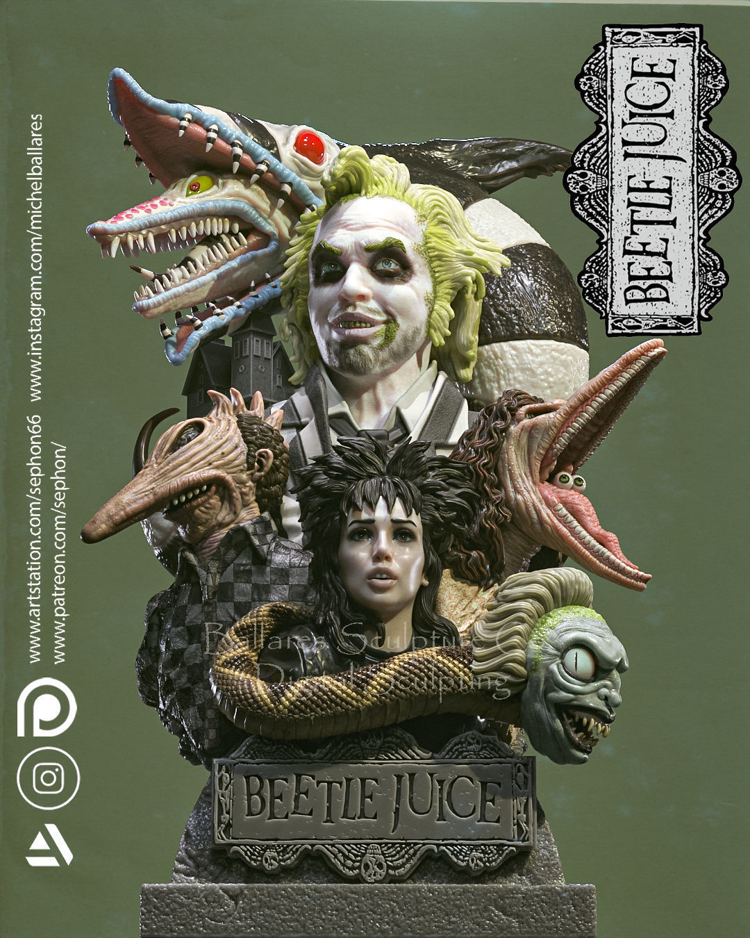 BEETLEJUICE BY CREATIVE GEEK MB 3D print model_1