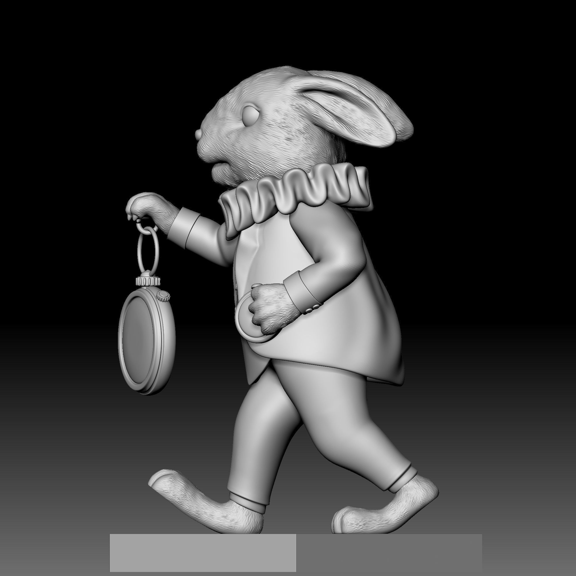 Rabbit - disney - deco - 030 3D print model_2