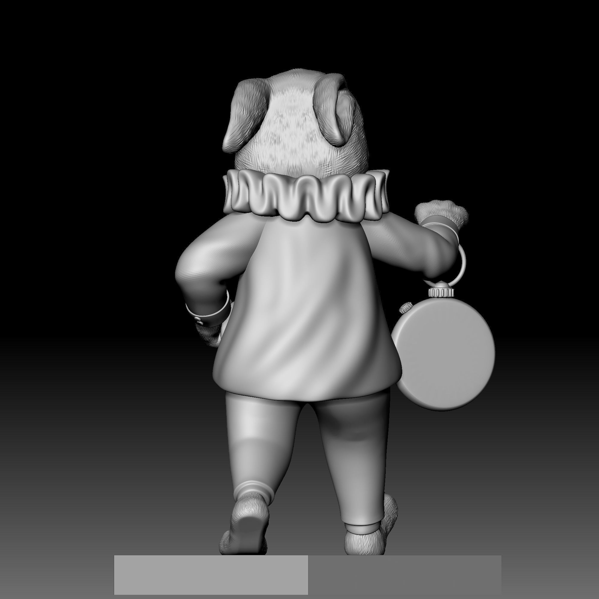 Rabbit - disney - deco - 030 3D print model_4