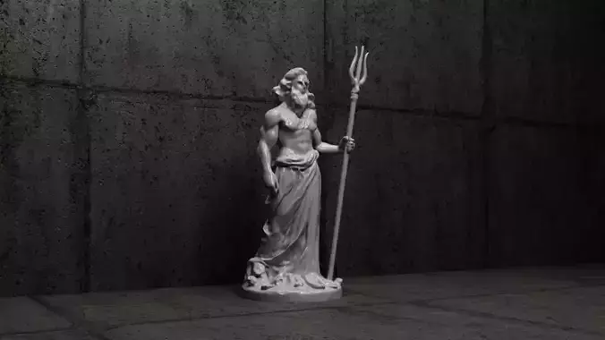Poseidon Statue