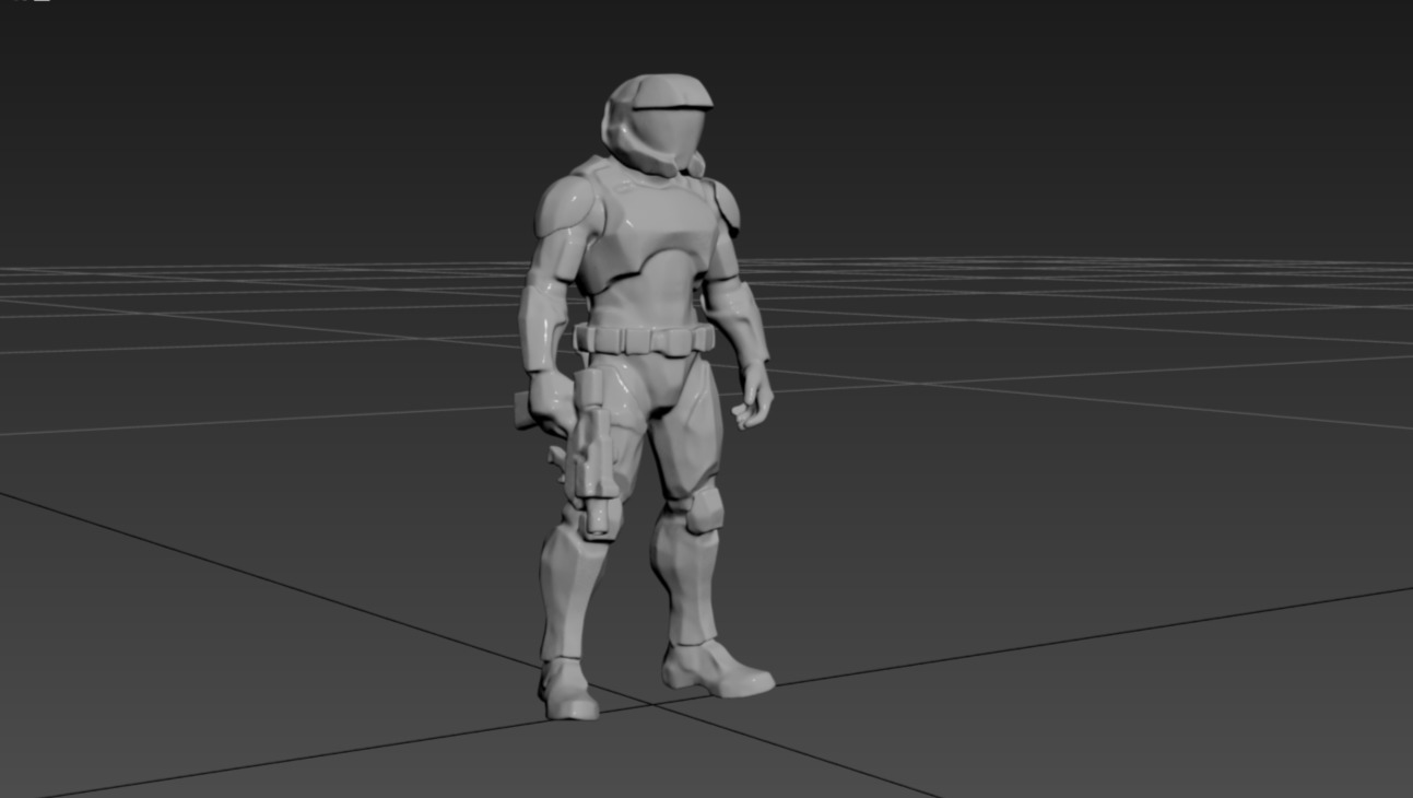 Space Soldier 3D print model_4