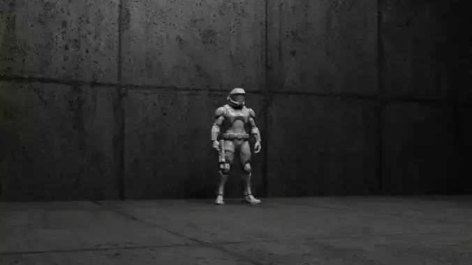 Space Soldier 3D print model