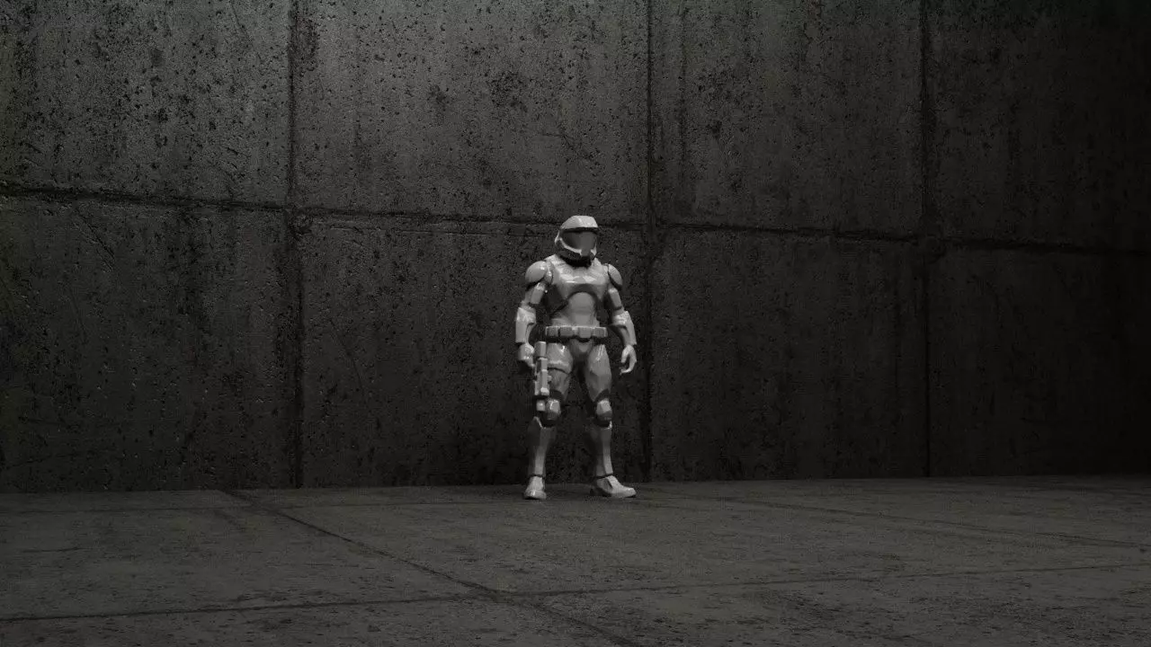 Space Soldier 3D print model_0