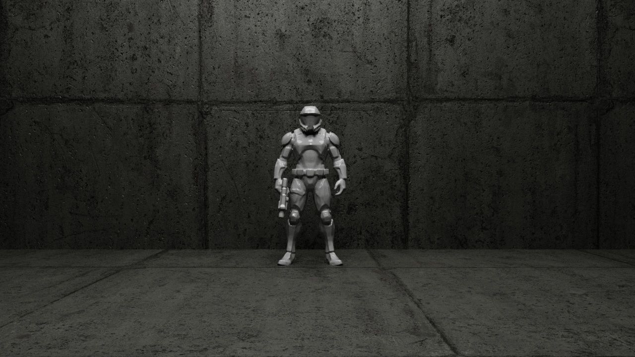 Space Soldier 3D print model_1