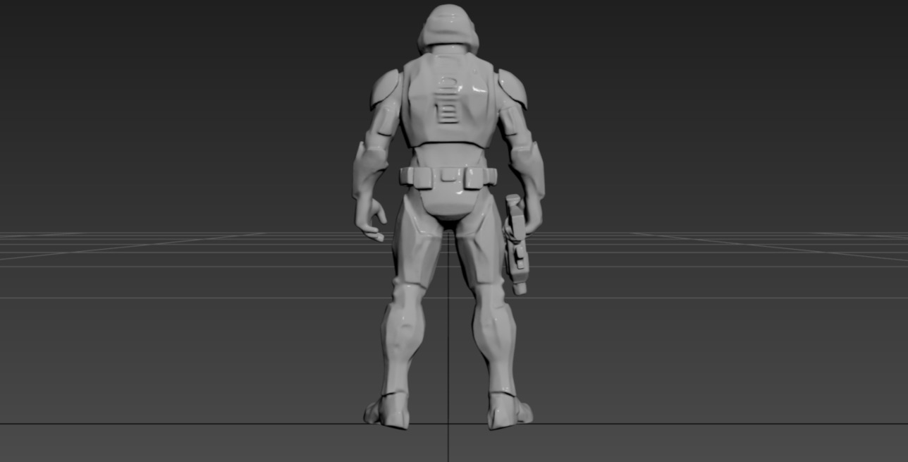 Space Soldier 3D print model_8