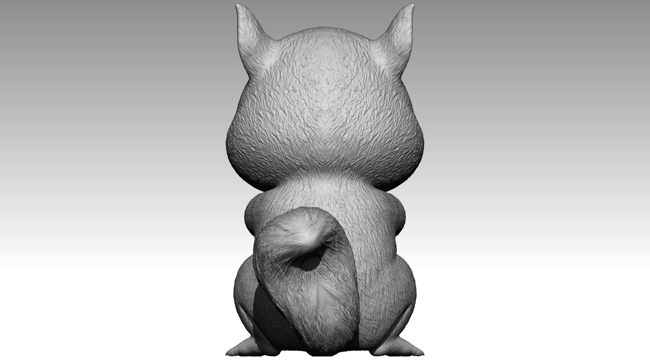Cute squirrel 5 3D print model_2