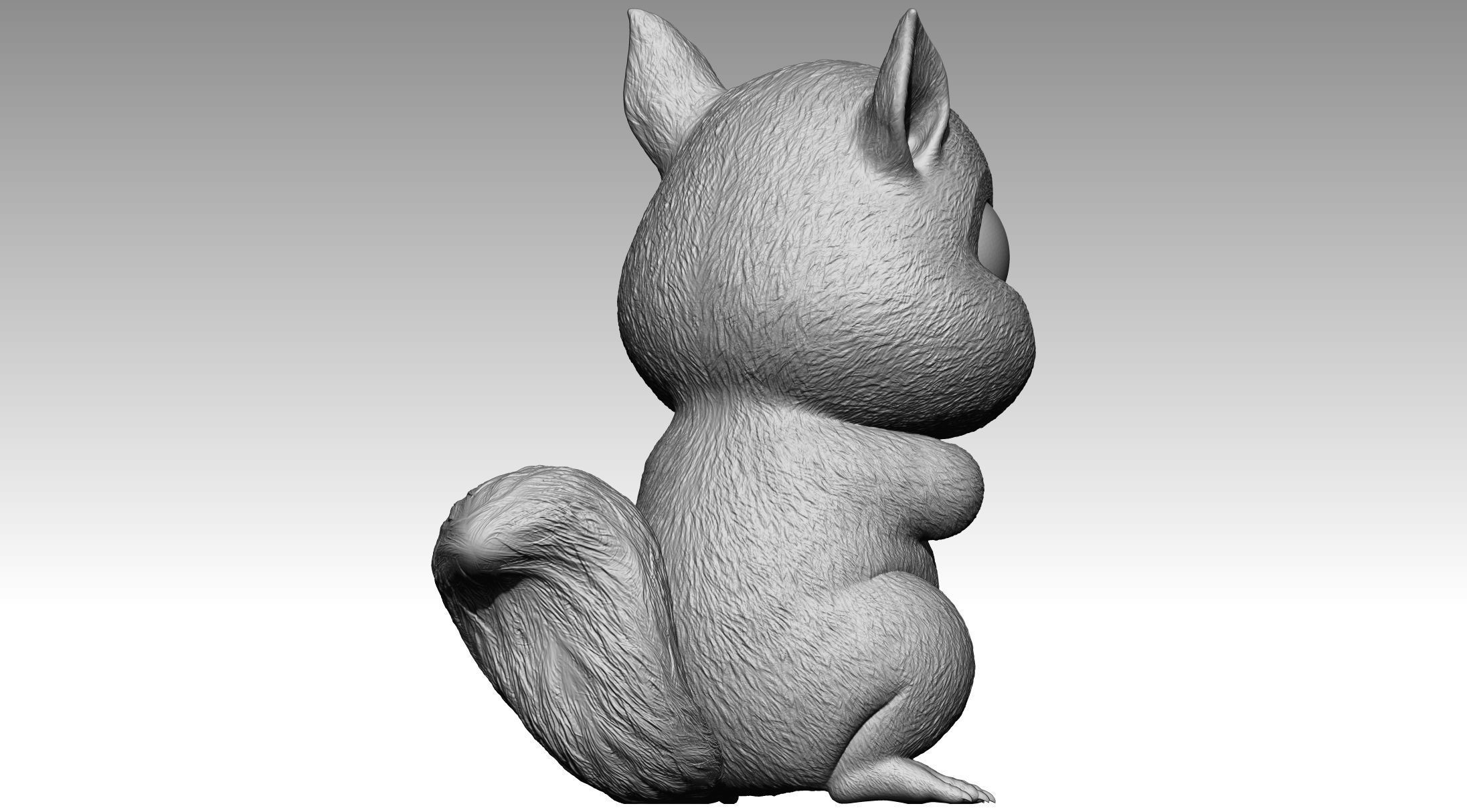 Cute squirrel 5 3D print model_7