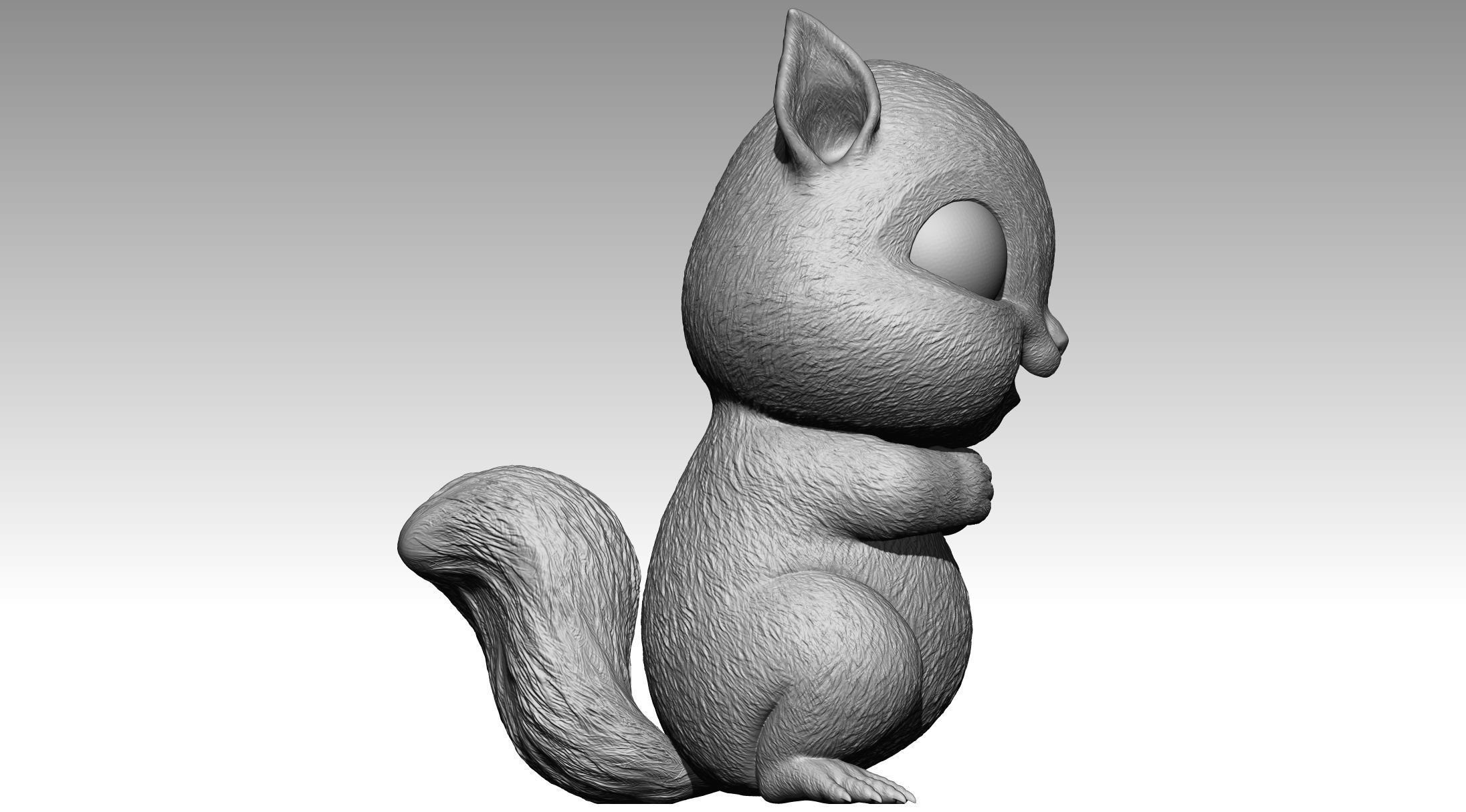 Cute squirrel 5 3D print model_3