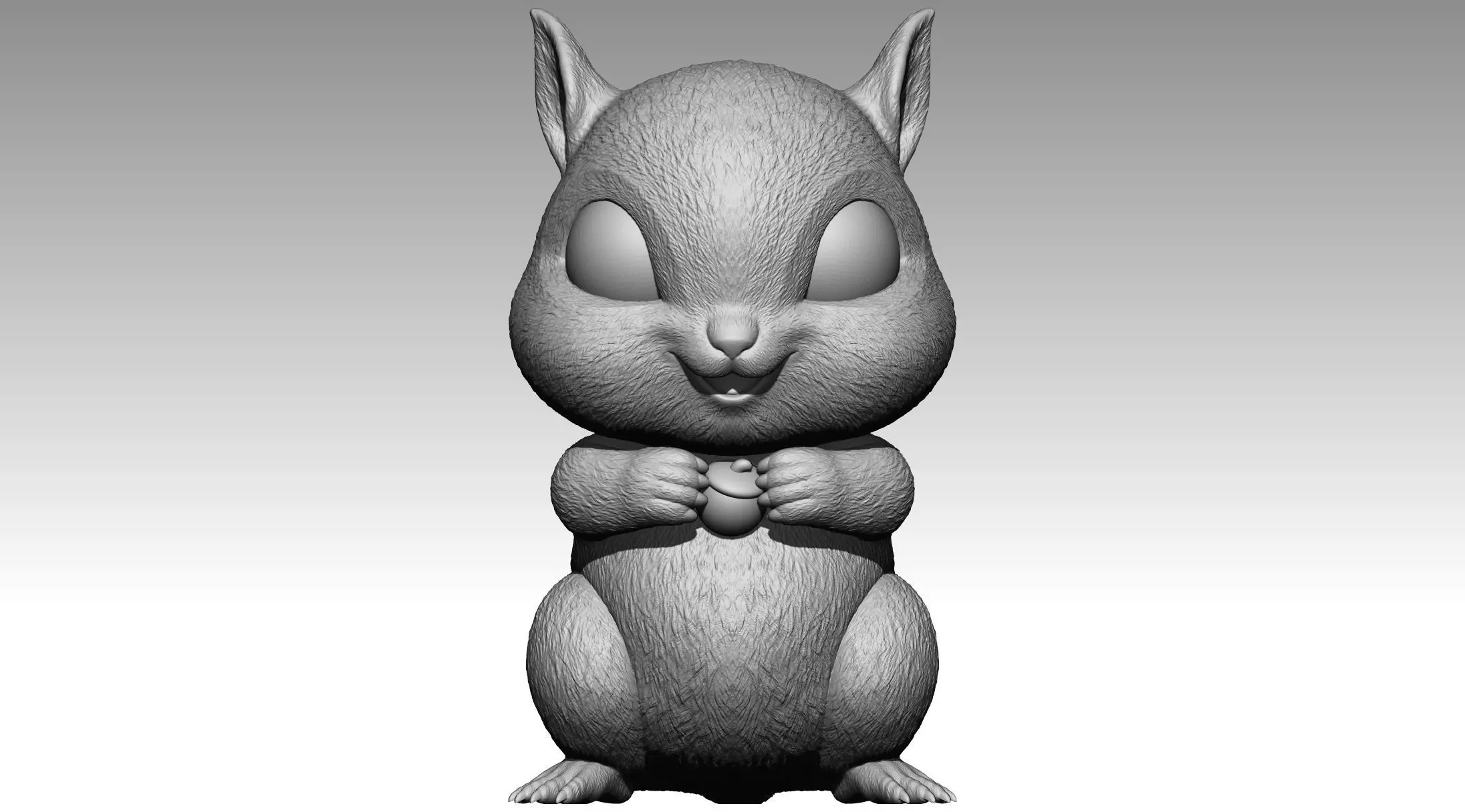 Cute squirrel 5 3D print model_0