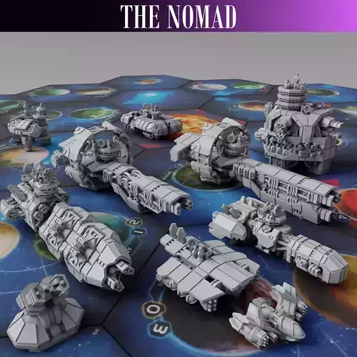 Twilight Imperium - The Nomad - print models 3D print model